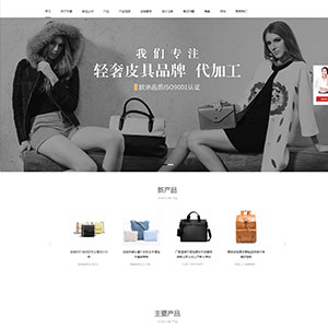 簽約娜*喬皮具有限公司丹東網站制作價格*900